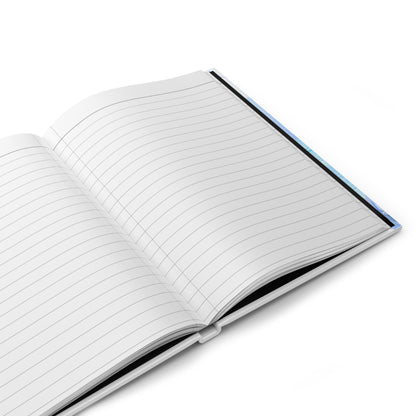Bloom Hardcover Journal — Serene Blue Lake Notebook for Gratitude, Dreams & Daily Notes